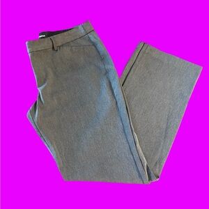 Express editor low rise boot cut Gray work pants size 12R
